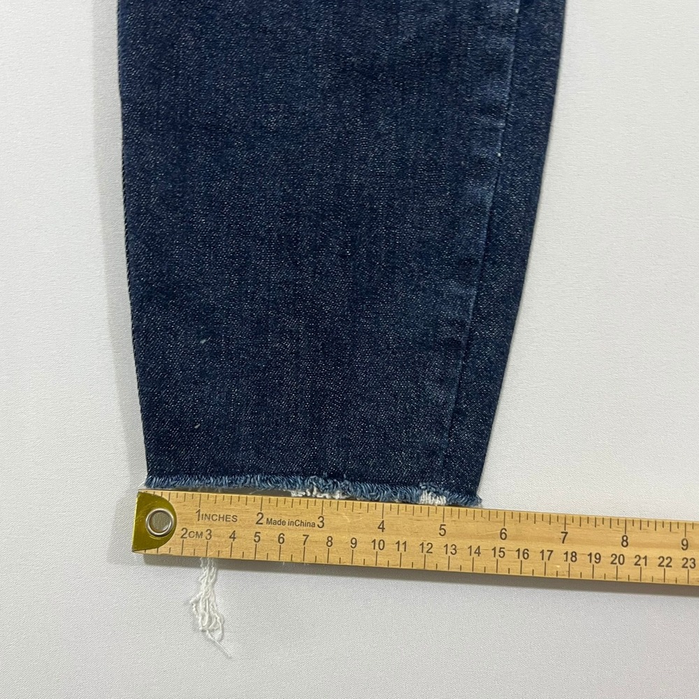 Judy Blue Skinny Jeans High Rise Raw Hem Dark Wash Indigo Womens 16W JB88703 DK - Picture 10 of 16